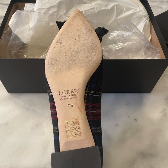 J.Crew Plaid Block Heel - Picture 5 of 5